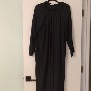Totokaelo modest black minimalist contemporary avantgarde maxi dress